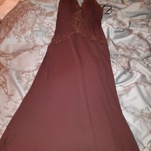 Brand new with tags long halter evening dress